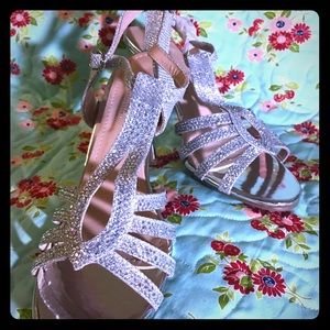 Beautiful silver heels